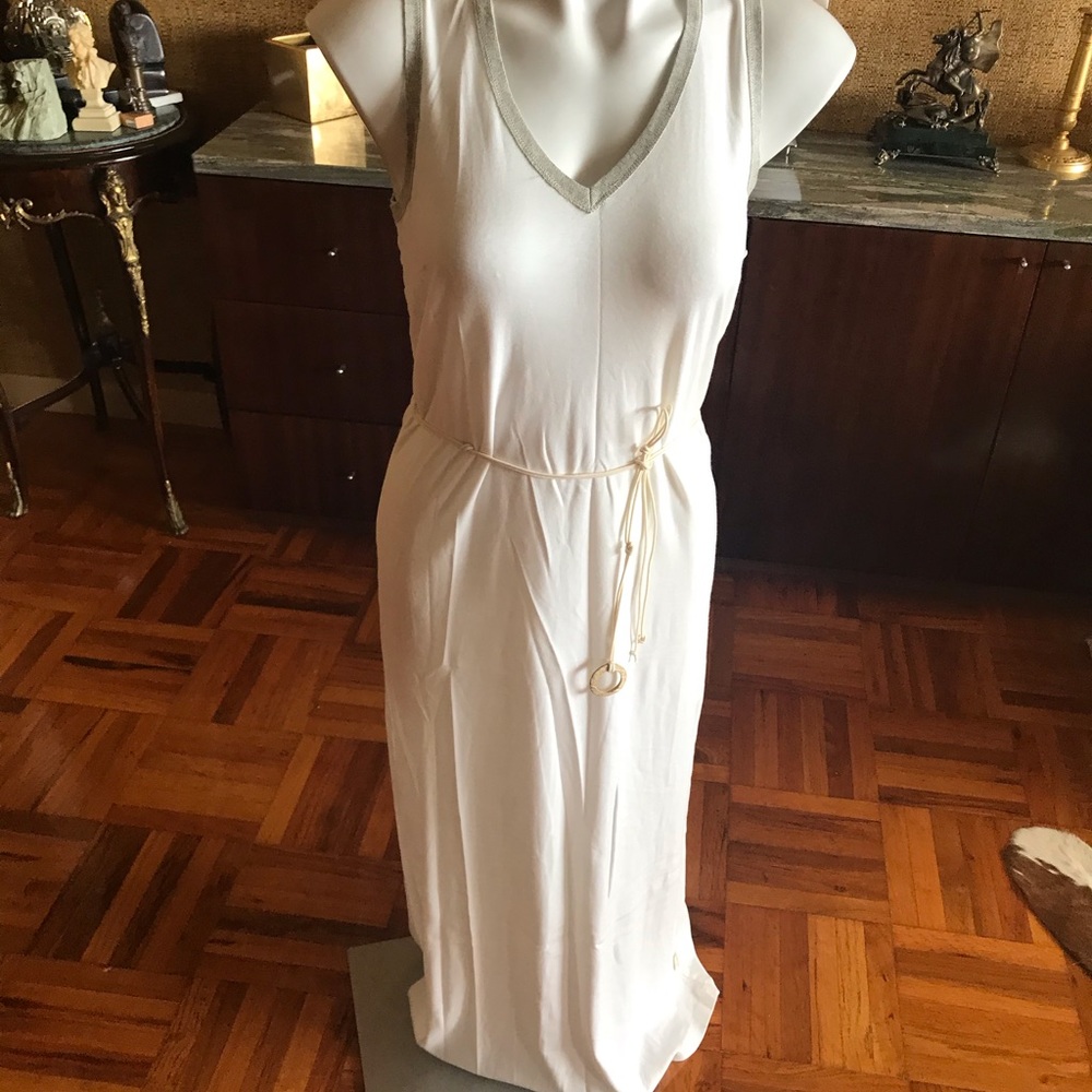 NWT ZEN Sport belted DRESS 100% Cotton .Size M